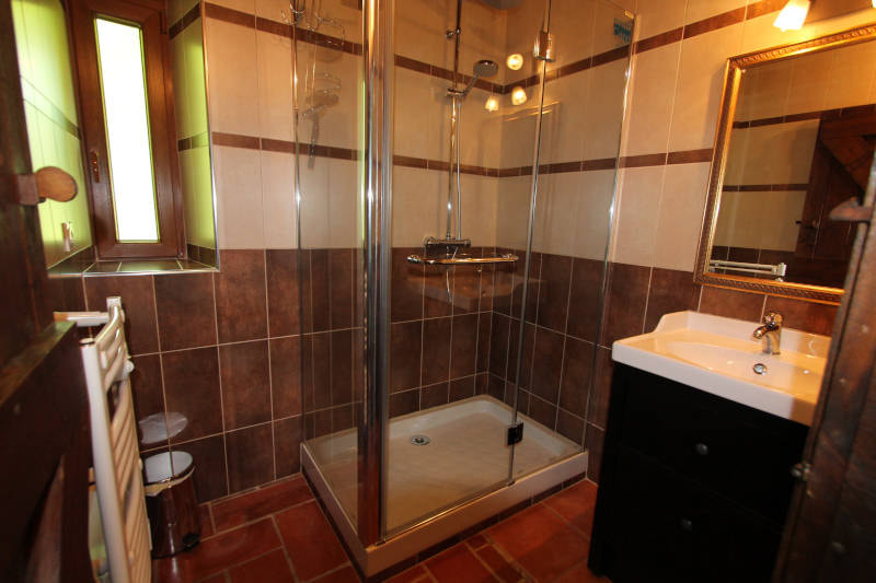 Duschräume in Braun ferienhaus 